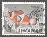 Singapore Scott 55 Used